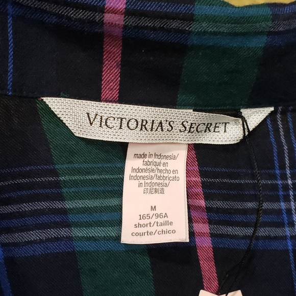 Victoria's Secret plaid pajama top size M - Picture 5 of 7